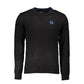 Black Cotton Men's Sweater