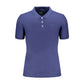 Blue Cotton Polo Shirt