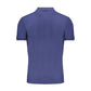 Blue Cotton Polo Shirt