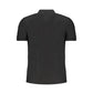 Black Cotton Men's Polo Shirt