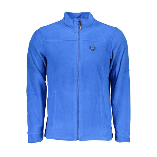 Blue Polyester Men's Sweatshirt