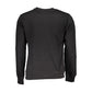 Black Cotton Men Sweatshirt