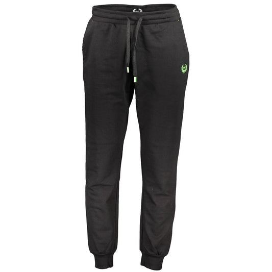 Black Cotton Men's Track Pant
