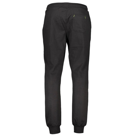 Black Cotton Men's Track Pant