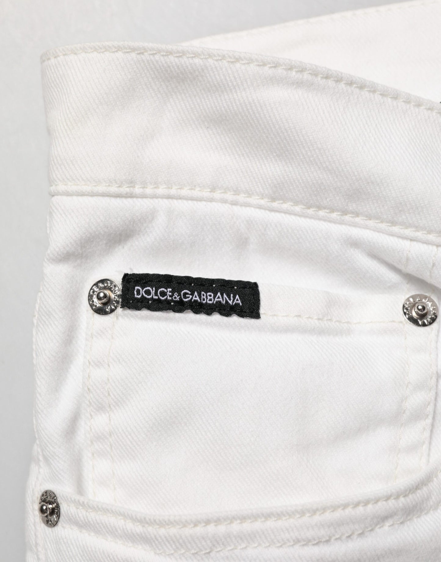 White Graffiti Print Skinny GOLD Denim Jeans