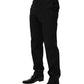 Black Striped Dress Formal Men Trouser Pants