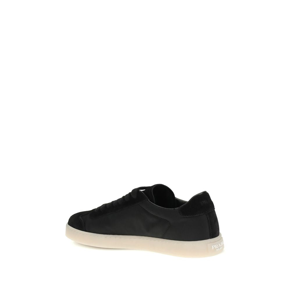Black Polyamide Low Top Sneakers