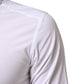 White Cotton GOLD Formal Men Dress Shirt
