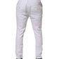 White Linen Formal Dress Trouser Pants