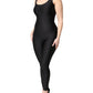 Black Sleeveless Bodycon Women Jumpsuit Dress