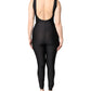 Black Sleeveless Bodycon Women Jumpsuit Dress