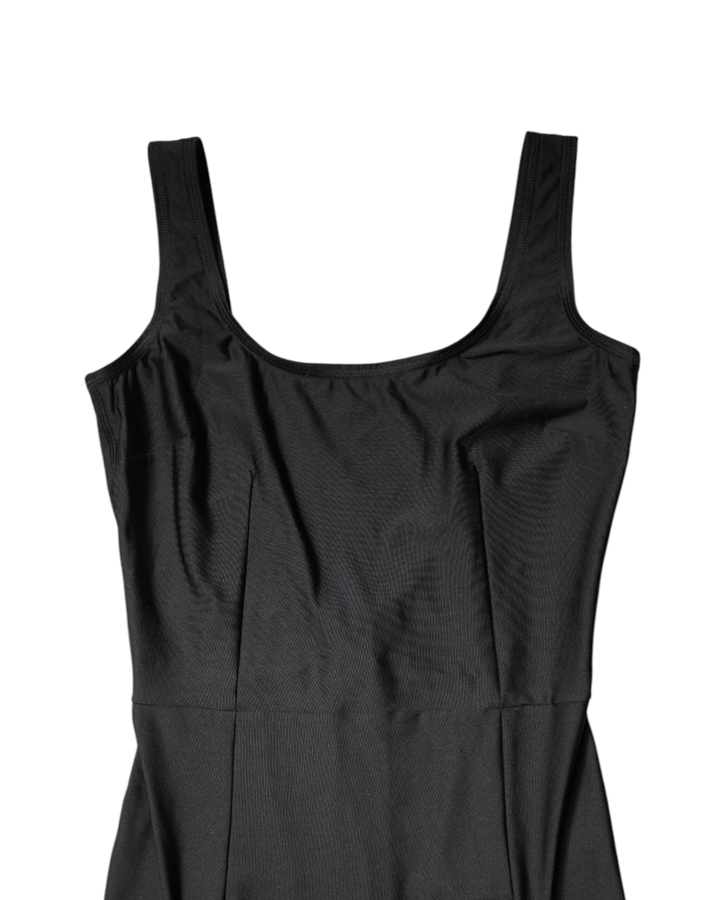 Black Sleeveless Bodycon Women Jumpsuit Dress