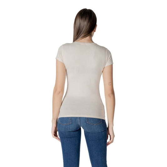Beige Cotton T-Shirt