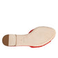 Red Devotion Lace Flats Slip On Sandals Shoes