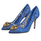 Blue Taormina Lace DEVOTION Pumps Shoes \