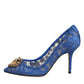 Blue Taormina Lace DEVOTION Pumps Shoes \
