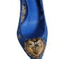 Blue Taormina Lace DEVOTION Pumps Shoes \