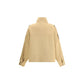 Double Wool-blend fabric Caban with high collar