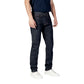 Blue Polyester Skinny Jeans