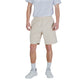 Beige Cotton Bermuda Shorts