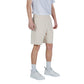 Beige Cotton Bermuda Shorts