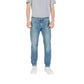 Blue Cotton Skinny Jeans