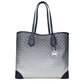 Blue Fabric Shoulder Bag
