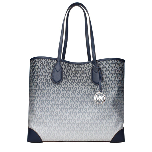Blue Fabric Shoulder Bag