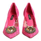 Pink Taormina Lace DEVOTION Pumps Shoes
