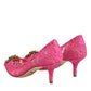 Pink Taormina Lace DEVOTION Pumps Shoes