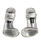 Silver Strappy High Heels Sandals Shoes