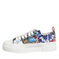 Multicolor Patchwork Low Top Sneakers Shoes