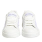 White Mesh Inserts Low Top Sneakers Shoes