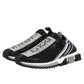 Black Silver Slip On Sorrento Sneakers Shoes