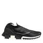 Black SORRENTO Sport Stretch Sneakers Shoes
