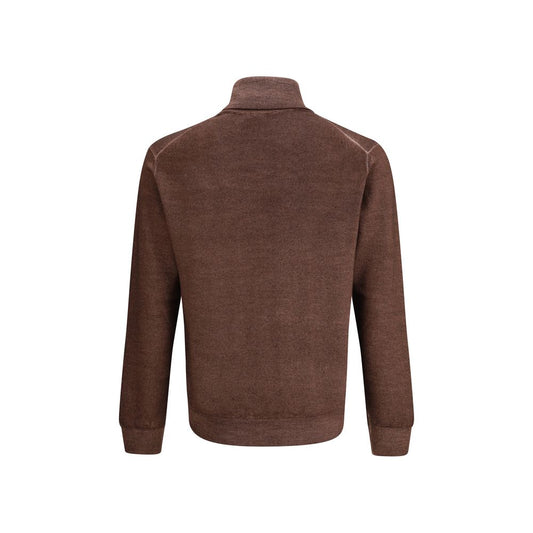 Brown Wool Turtleneck