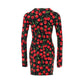 Bicolor Polyamide Short Dress