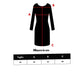 Bicolor Polyamide Short Dress