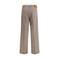 Brown Cotton Relaxed Fit Jeans