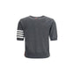 Gray Fleece Wool T-Shirt