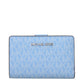 Light Blue Leather Wallets