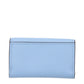 Light Blue Leather Wallets