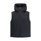 Black Wool Sleveless Jacket