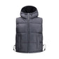 Black Wool Sleveless Jacket