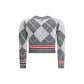 Gray Fleece Wool Cardigan