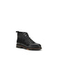 Black Calf Leather Bos Taurus Lace-Up Boots