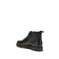 Black Calf Leather Bos Taurus Lace-Up Boots