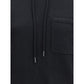 Black Wool Hoodie