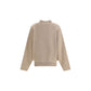 Beige Wool Sweatshirt