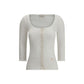 White Cotton Cardigan